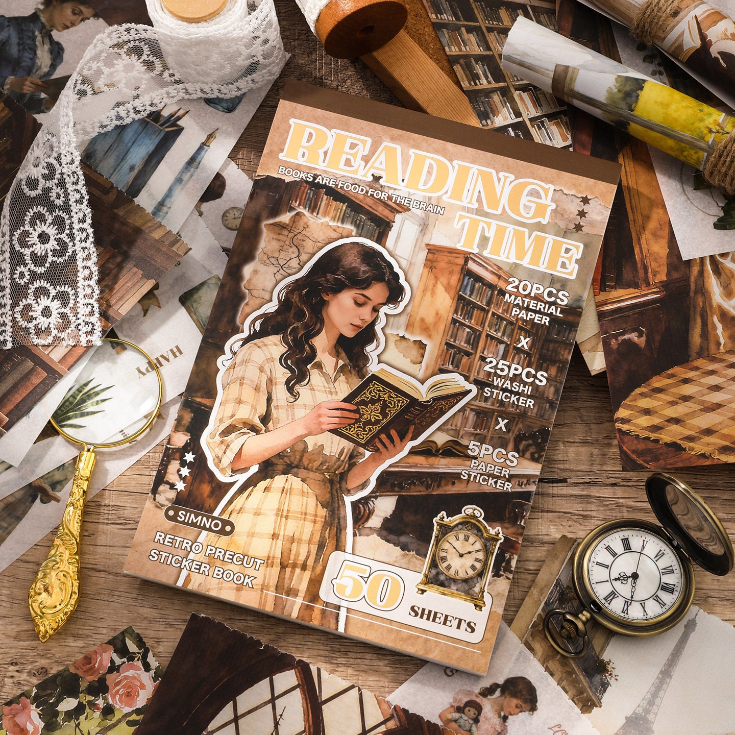 A5 Mixed Material Sticker Book YDSG