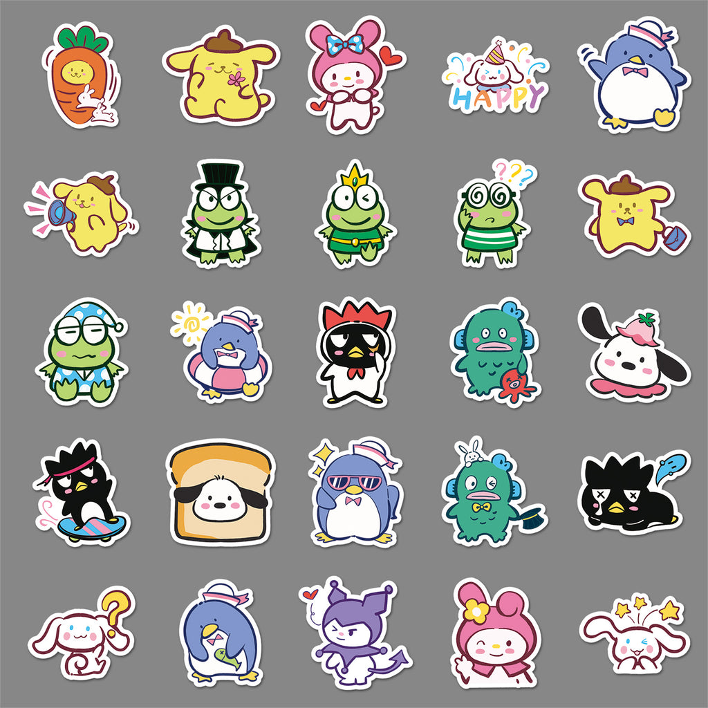 50Pcs Kawaii Waterproof Vinyl Stickers SRO112
