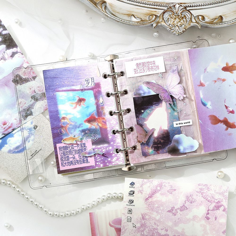 50 Pcs Creative Scrapbook Paper CPMJ