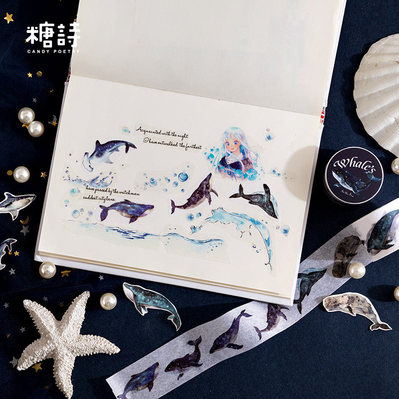 1 Roll Wild Animal Stickers Tape SMDW