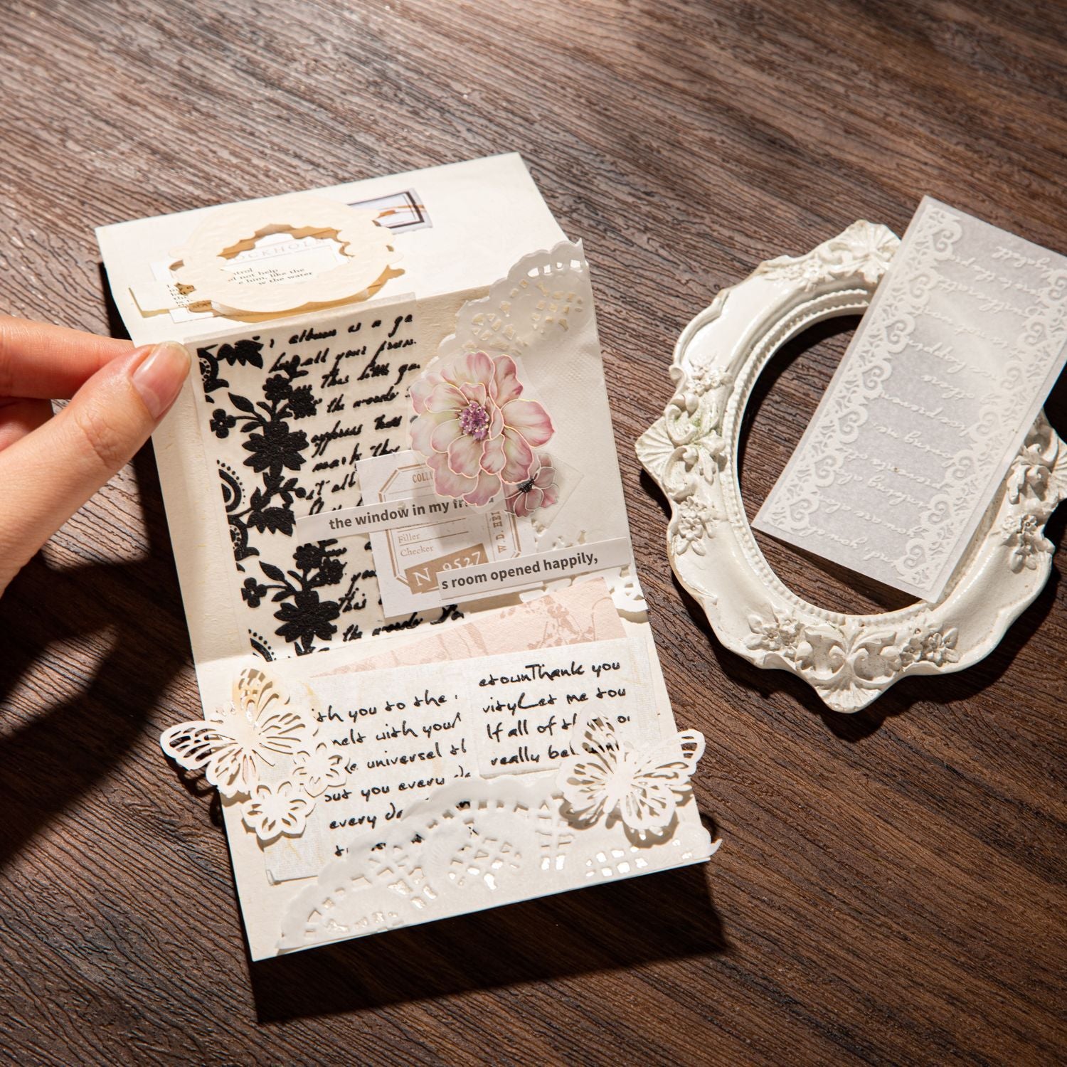 10 Pcs Sentence Poem 3D Washi Stickers WZSP