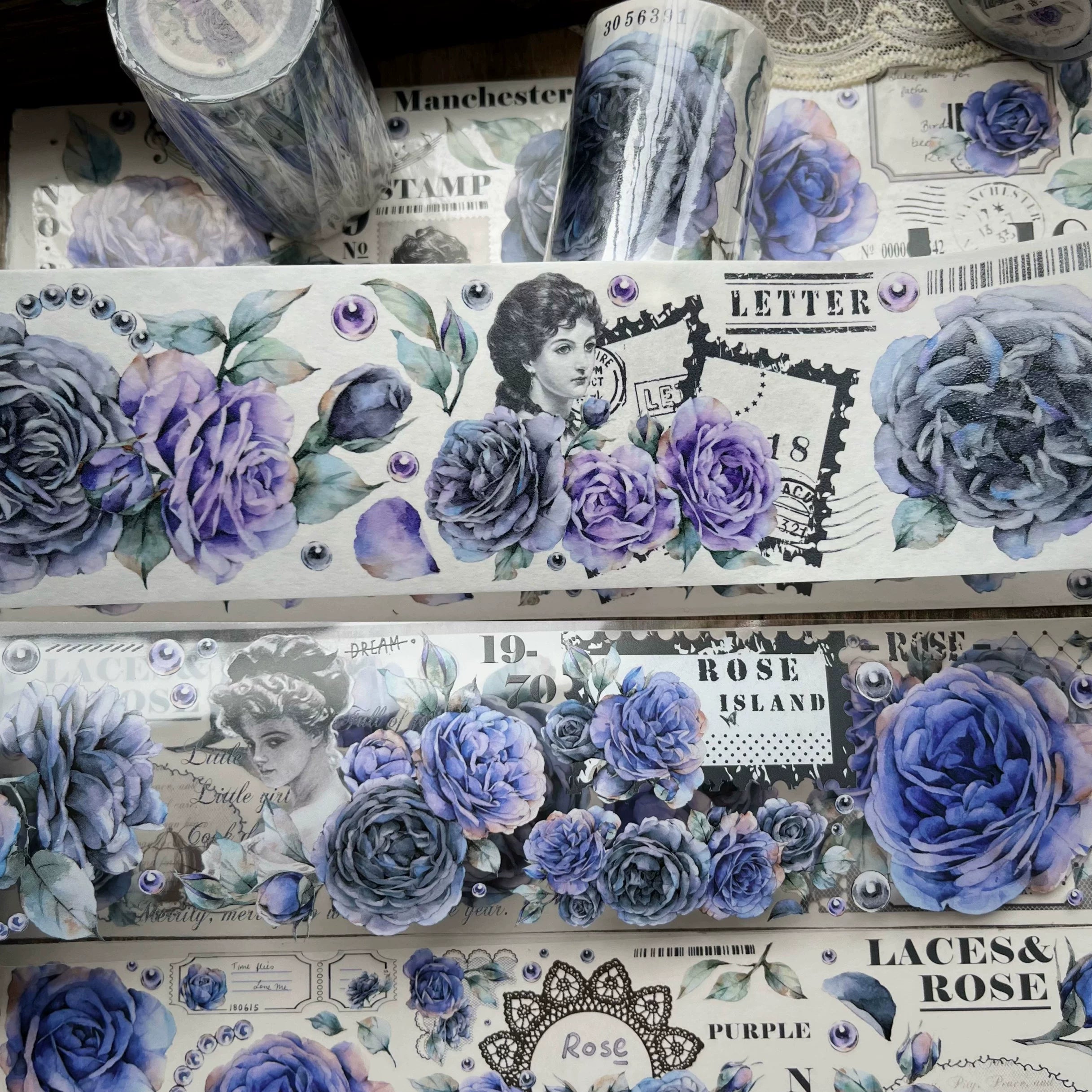 Floral Decorative Tape Rolls- Ink Spoken