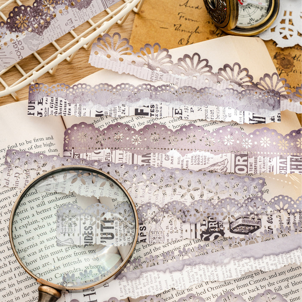 10 Pcs Cutout Lace Stickers YRZZ