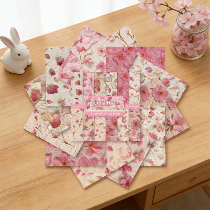 6 inch Pink Pental Scrapbook Paper Pad SKP601