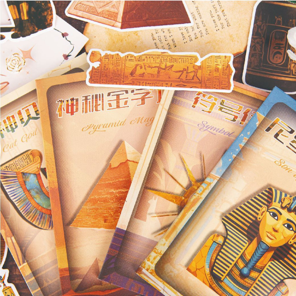 30 Pcs Egyptian Civilization Stickers YJGAJ