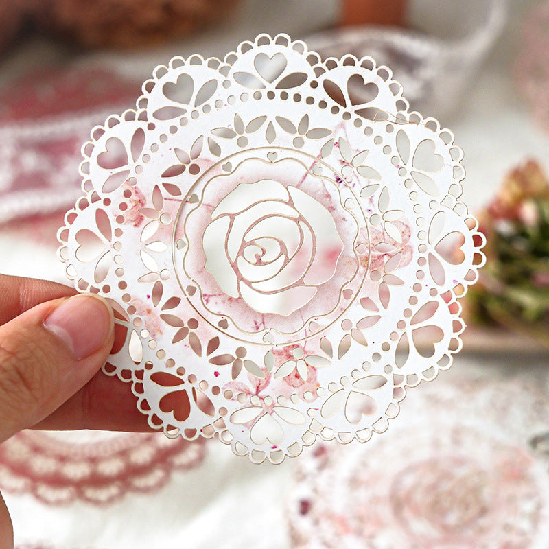 20 Pcs Vintage Lace Journal Paper LSJQ