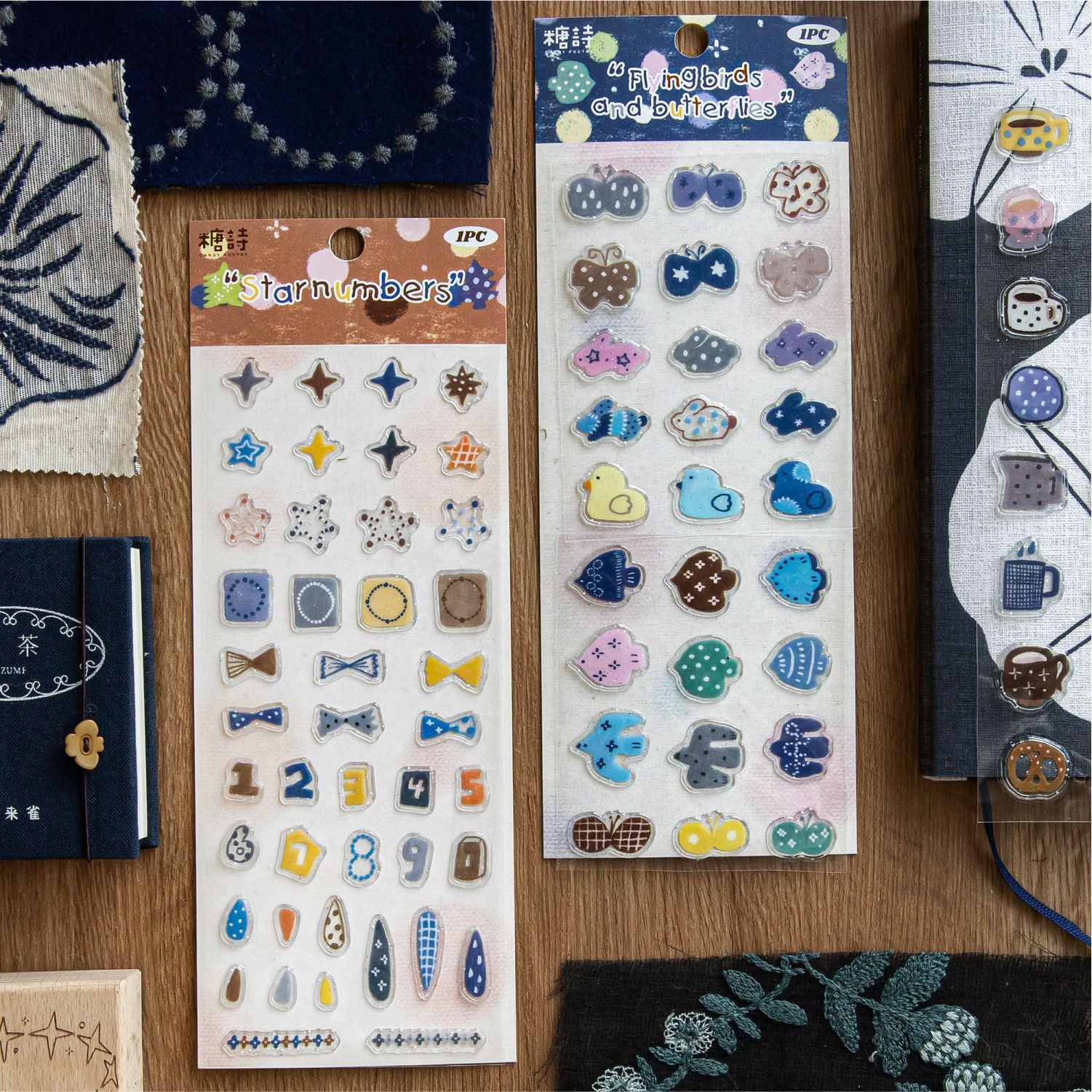 1 Sheet Cute Items Planner Stickers NNXW