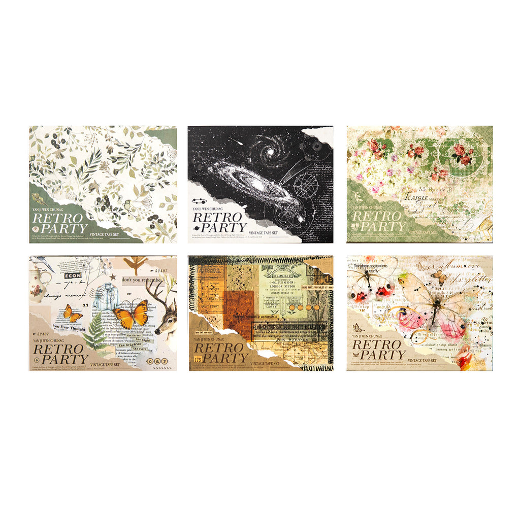20 Pcs Vintage Washi Tape Set FGPD