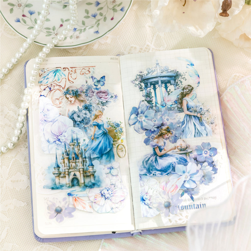 30 Pcs Fairy Girl PET Stickers SNPTWY