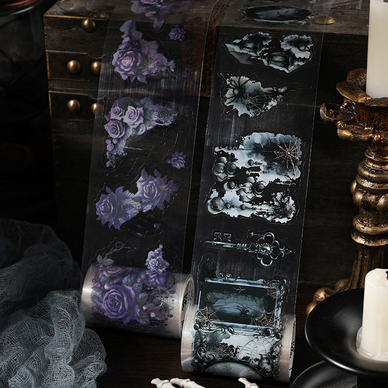 4 Rolls Gothic Flower PET Tapes Set YMMG