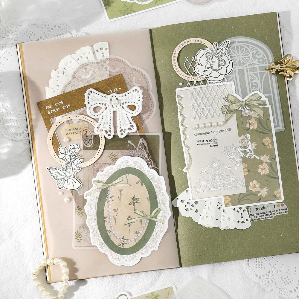 30 Pcs Creative Scrapbook Paper WRMX