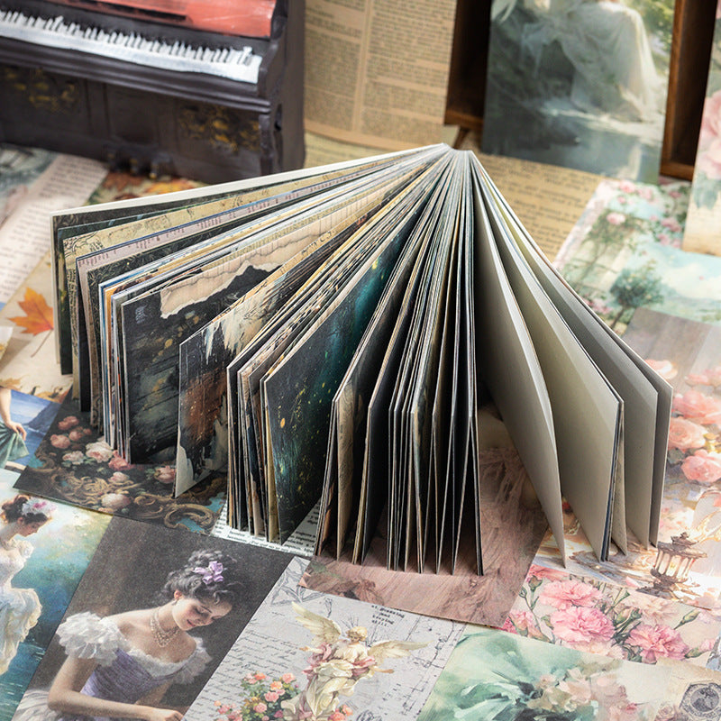100 Pcs Vintage Junk Journal Paper PTYS