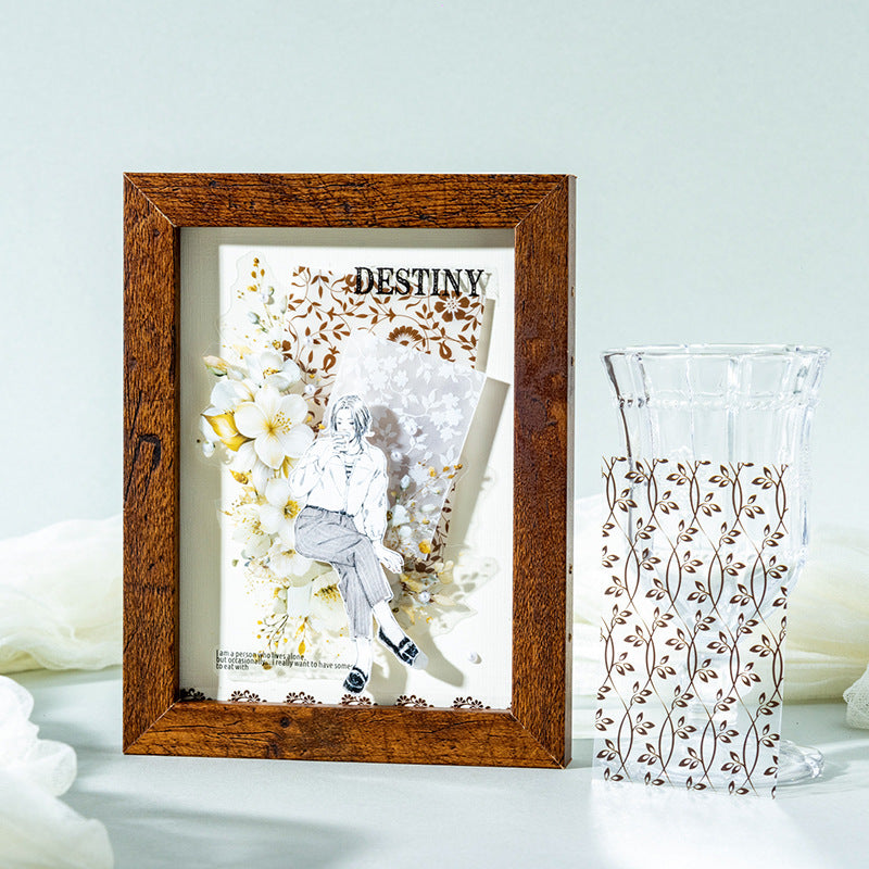 30 Sheets Basic Texture PET Stickers Book CNYWL