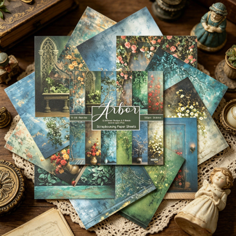 6 inch Arbor Scrapbook Paper Pad SKP2320