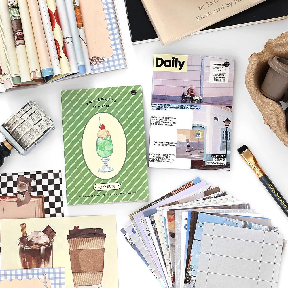 50 Sheets Aesthetic Journal Paper RLSC