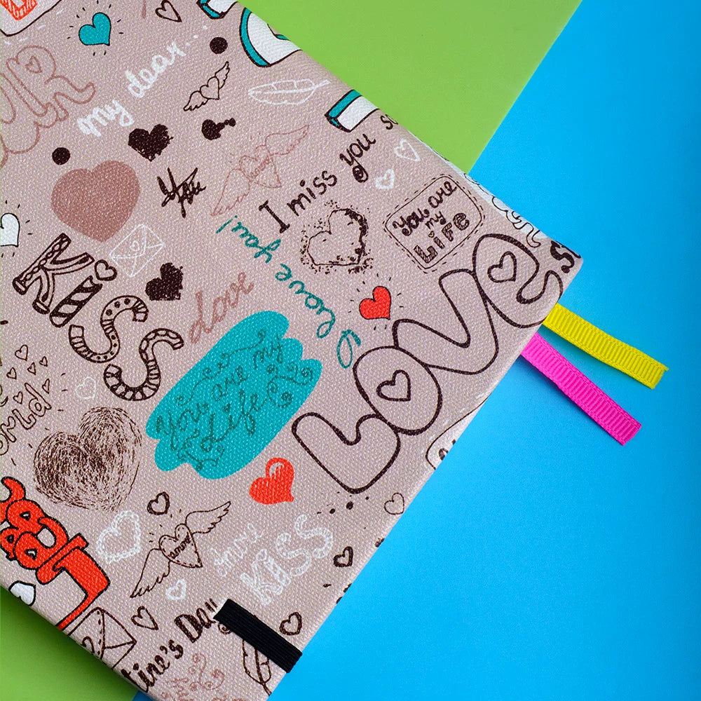 Art Series A5 Hardcover  Notebook - Valentine Love