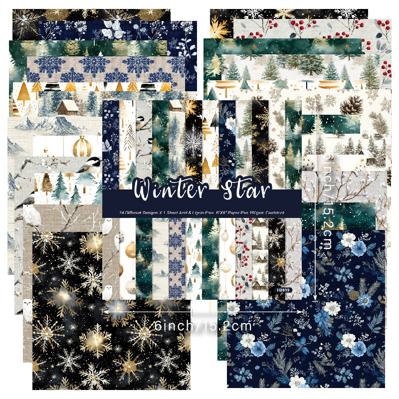 6 inch Scrapbook Paper Pad SKP2619