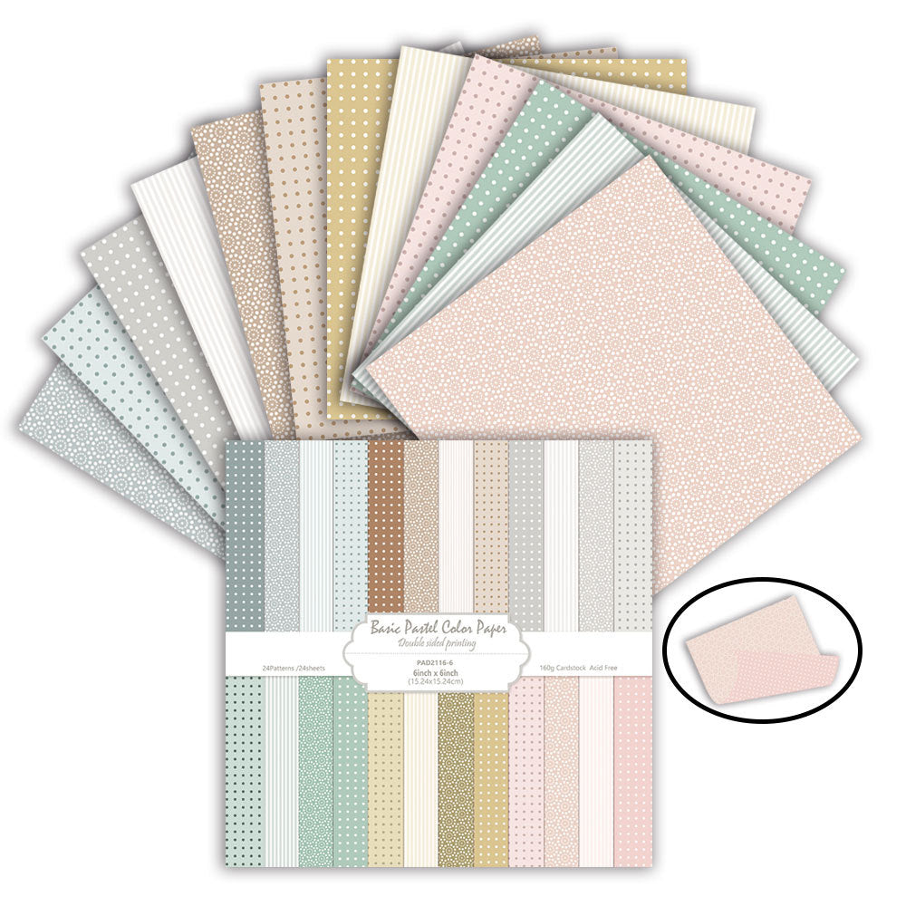 6 inch Scrapbook Paper Pad JYY6116