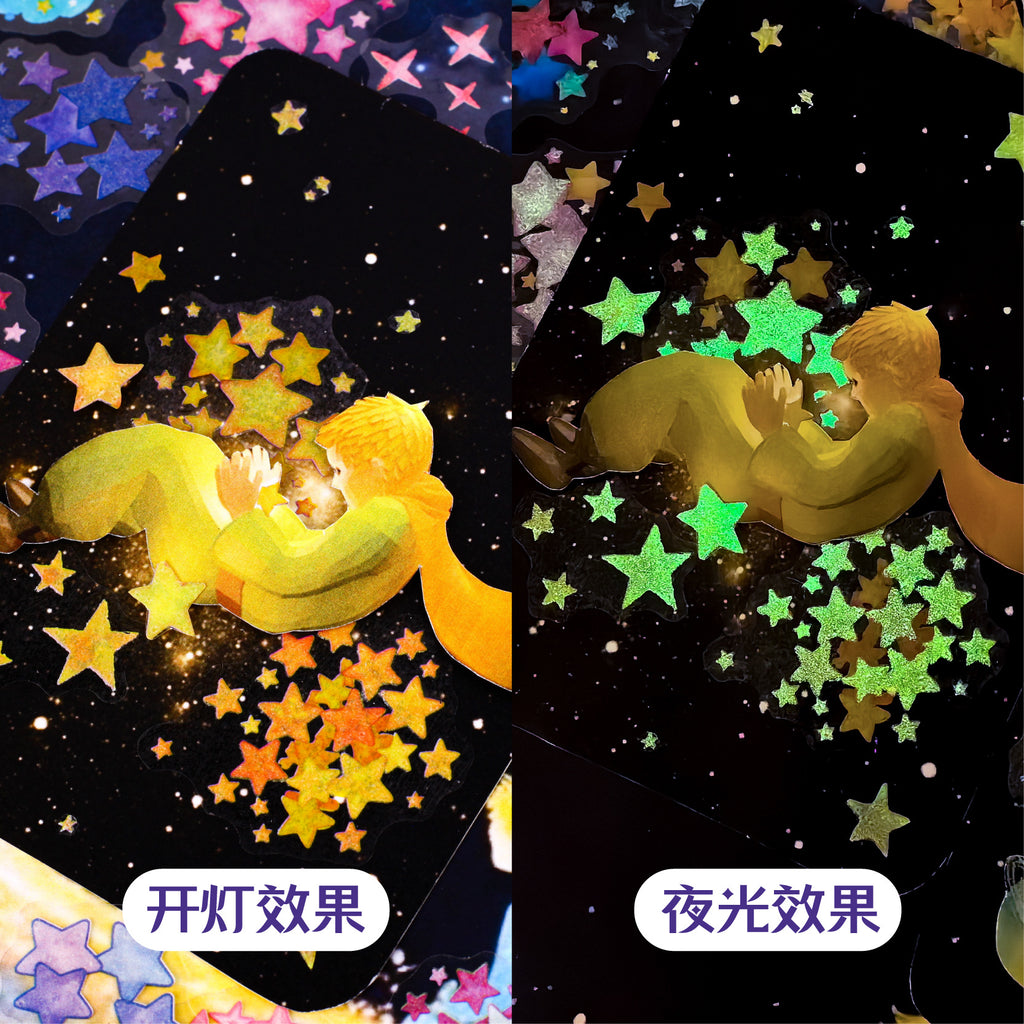 20 Pcs Luminous Stars Stickers WXXL