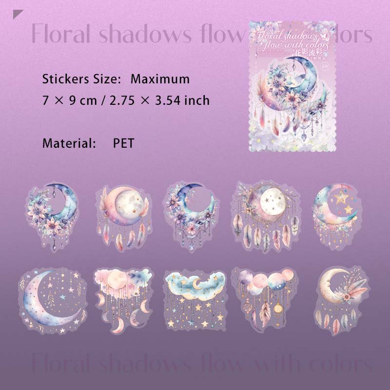 10 Pcs Fantasy PET Stickers HYLC