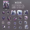 20 Pcs Dark Themed PET Stickers YSJL