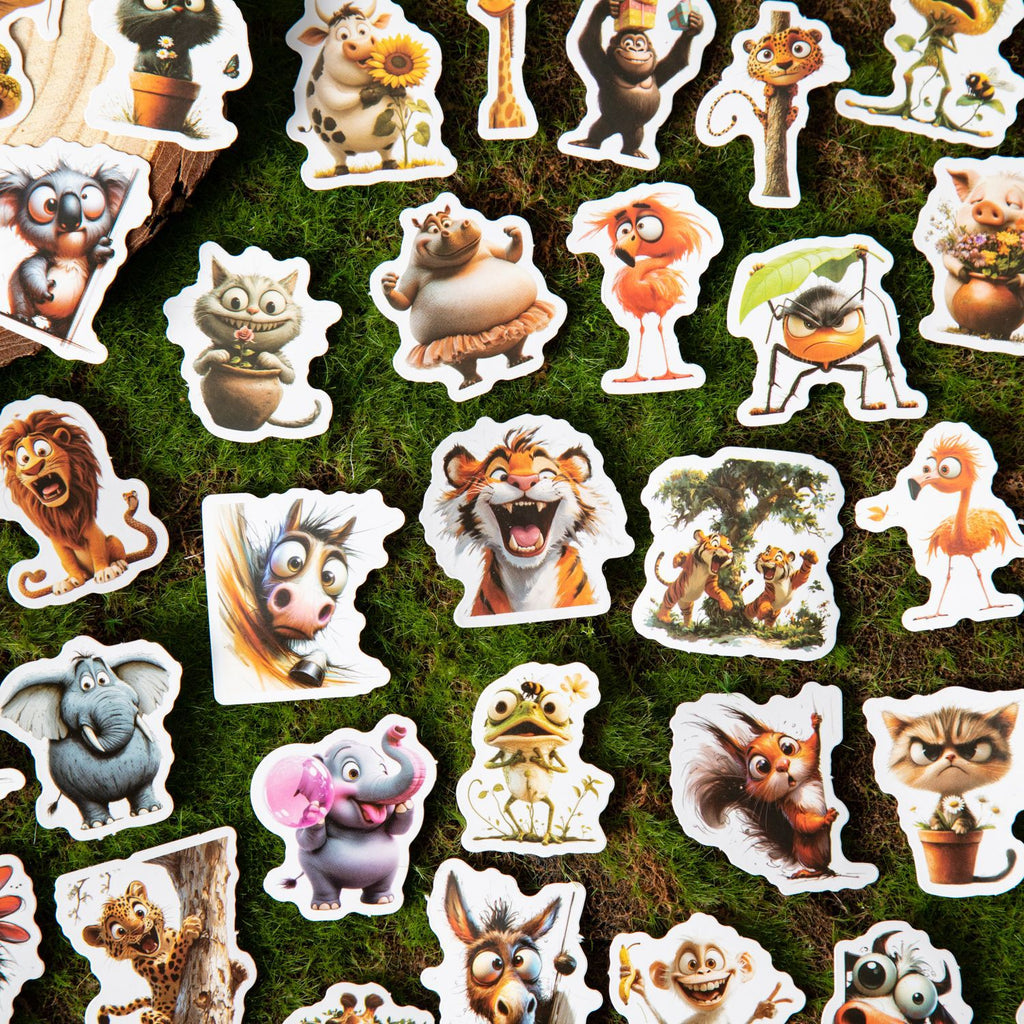 40 Pcs Funny Animal Stickers FKDWY
