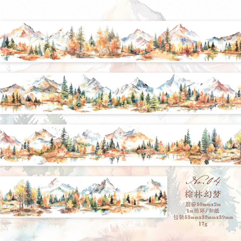 1 Roll Wild Landscape Washi Tape SYMC