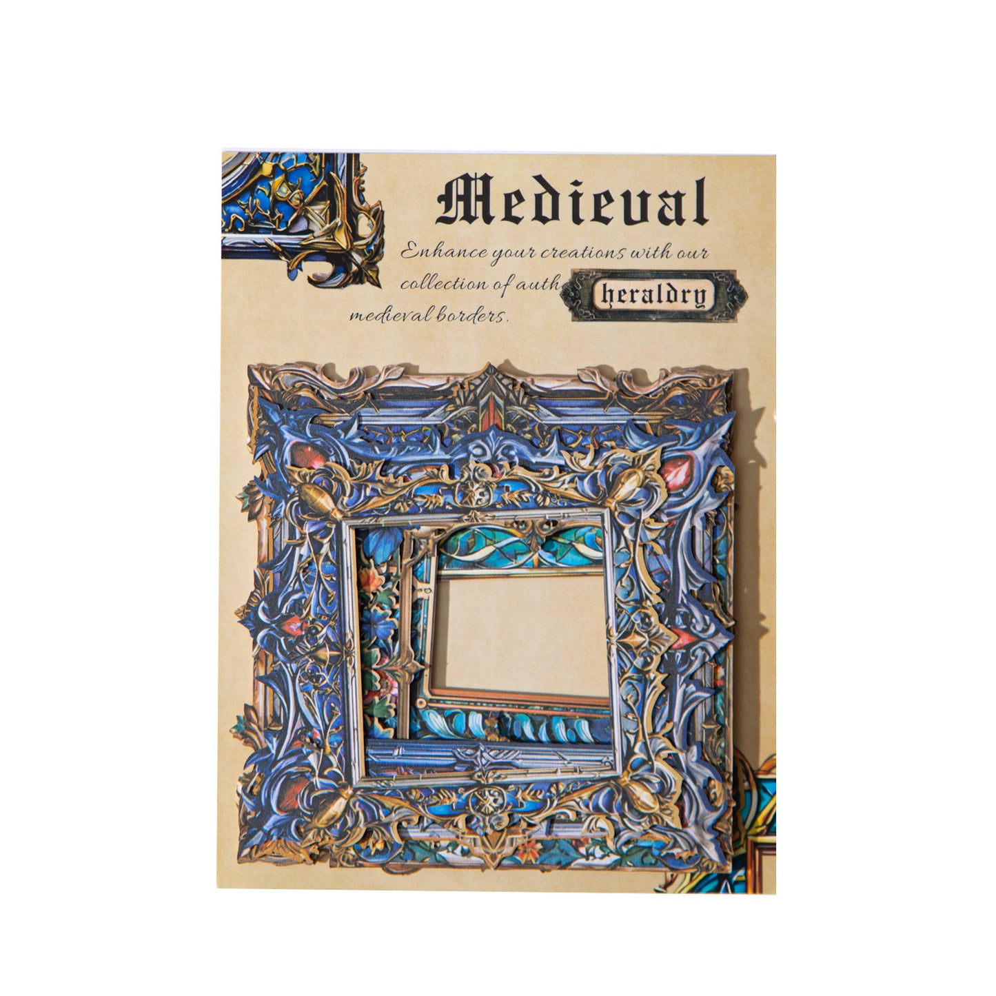 10 Pcs Vintage Frame Cardstock Stickers ZSJWZ