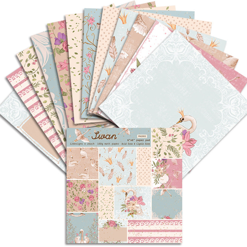 6 inch Scrapbook Paper Pad JYY6004