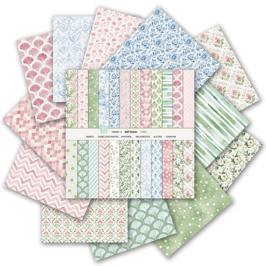 12 inch Scrapbook Paper Pad JYY097