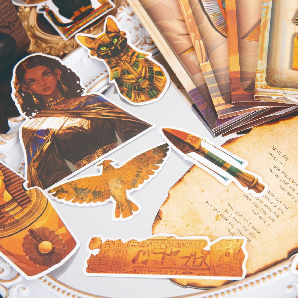 30 Pcs Egyptian Civilization Stickers YJGAJ