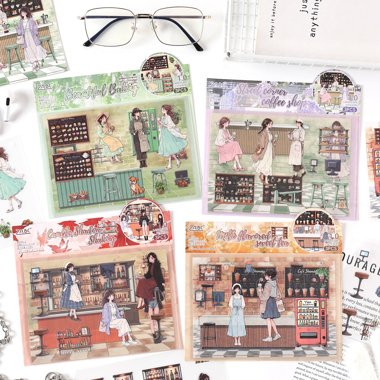 Bar Scene DIY Stickers Kit WHWG