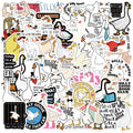 50PCS Funny Sarcastic Meme Vinyl Stickers FUN05
