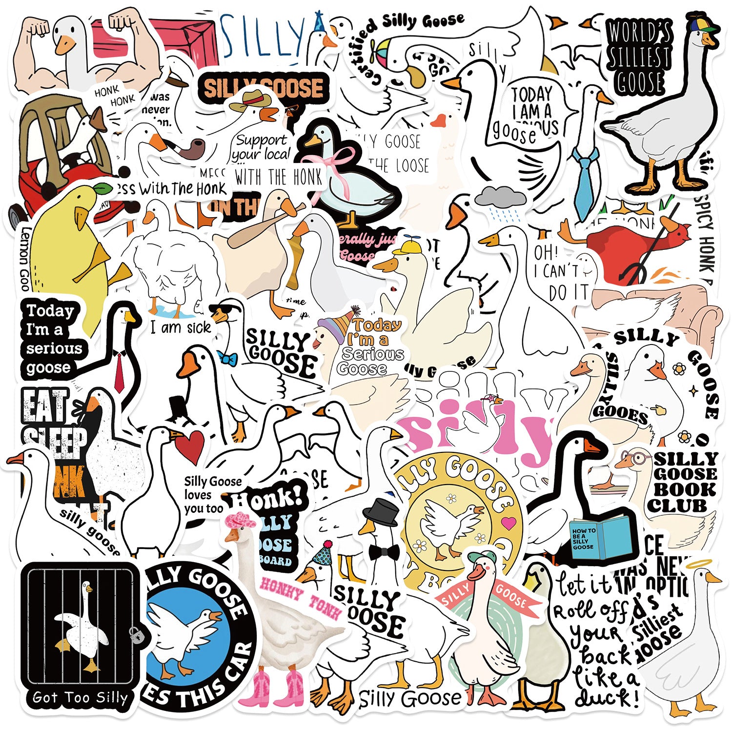 50PCS Funny Sarcastic Meme Vinyl Stickers FUN05