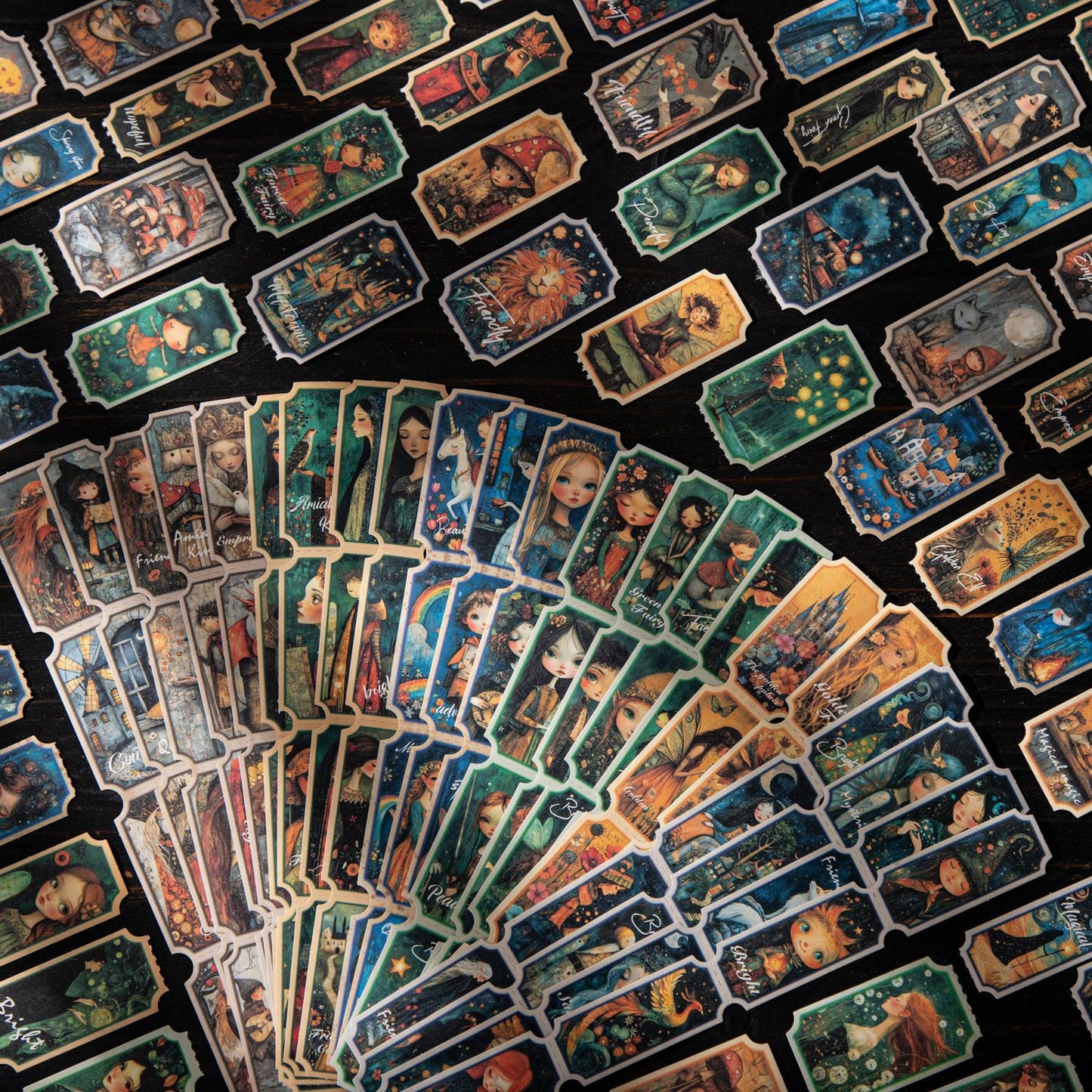 15 Sheets Vintage Fairy Stickers THGSJ