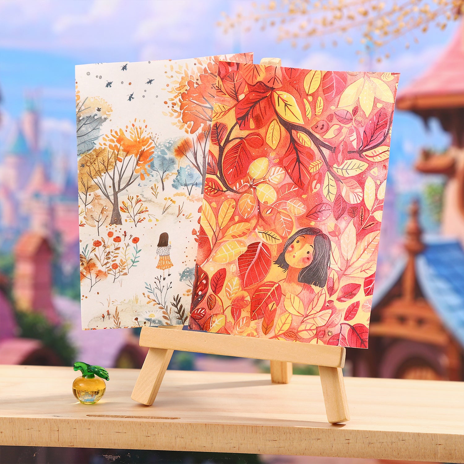 1 Roll Seasonal Painting Washi Stickers Tape SJHJ