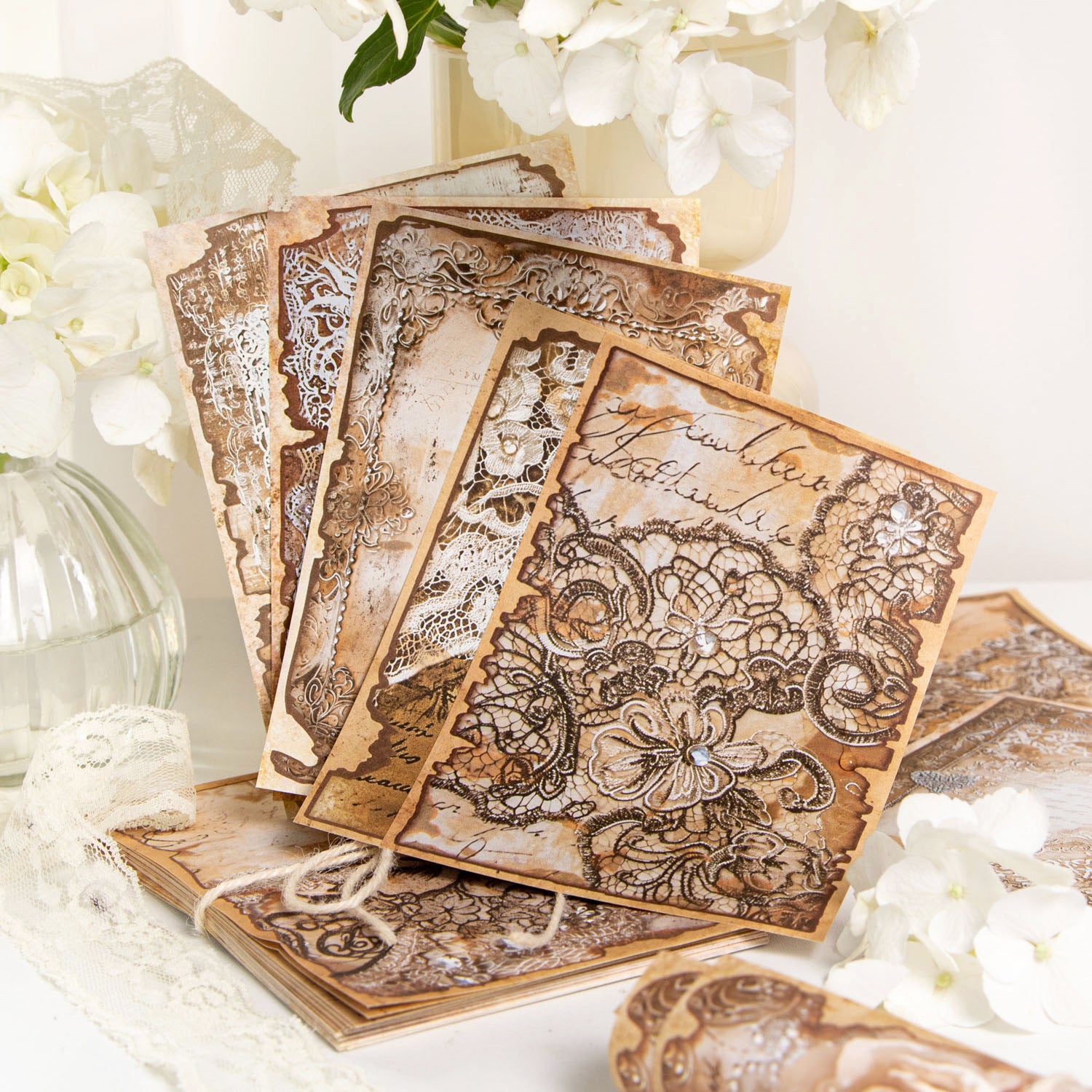 30 Pcs Vintage Scrapbook Paper LSZZ