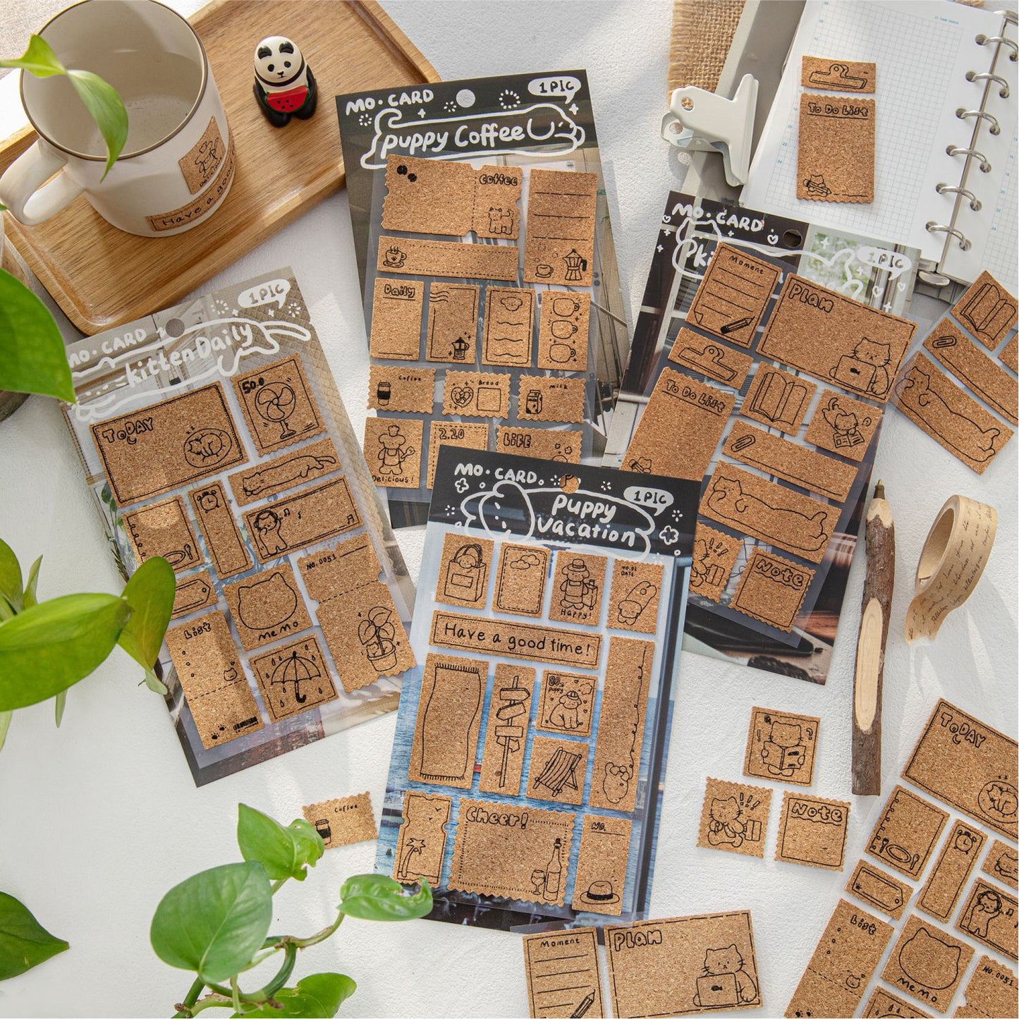 1 Sheet Pet Themed Planner Stickers SHXBQ