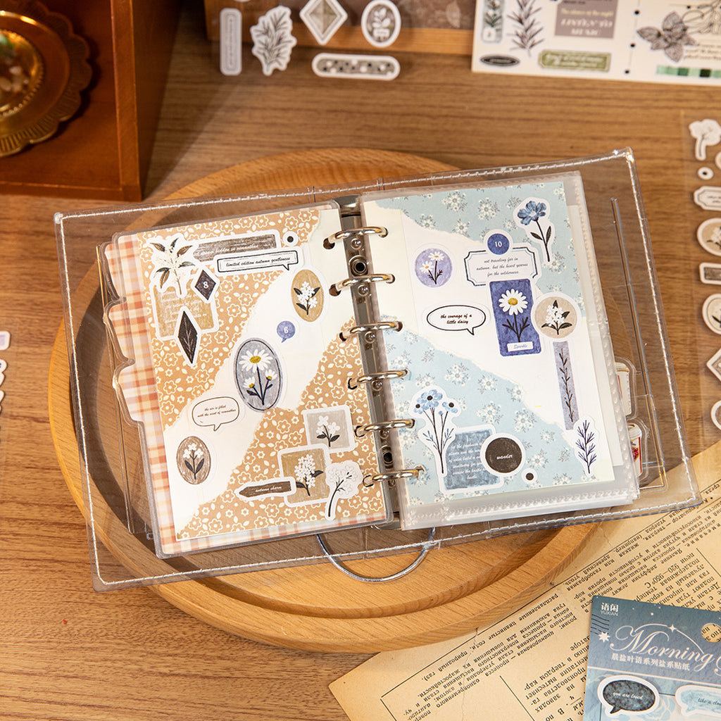 2 Sheets Botanical Journal Stickers CYYY