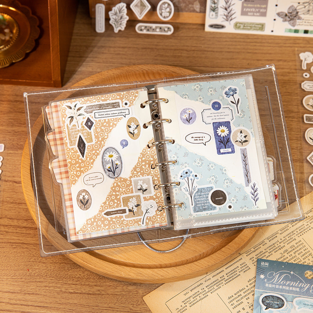 2 Sheets Botanical Journal Stickers CYYY