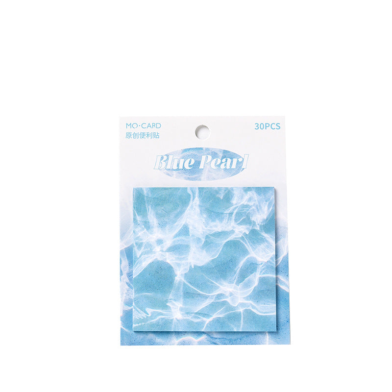 30 Pcs Water Texture Notepad CXZX