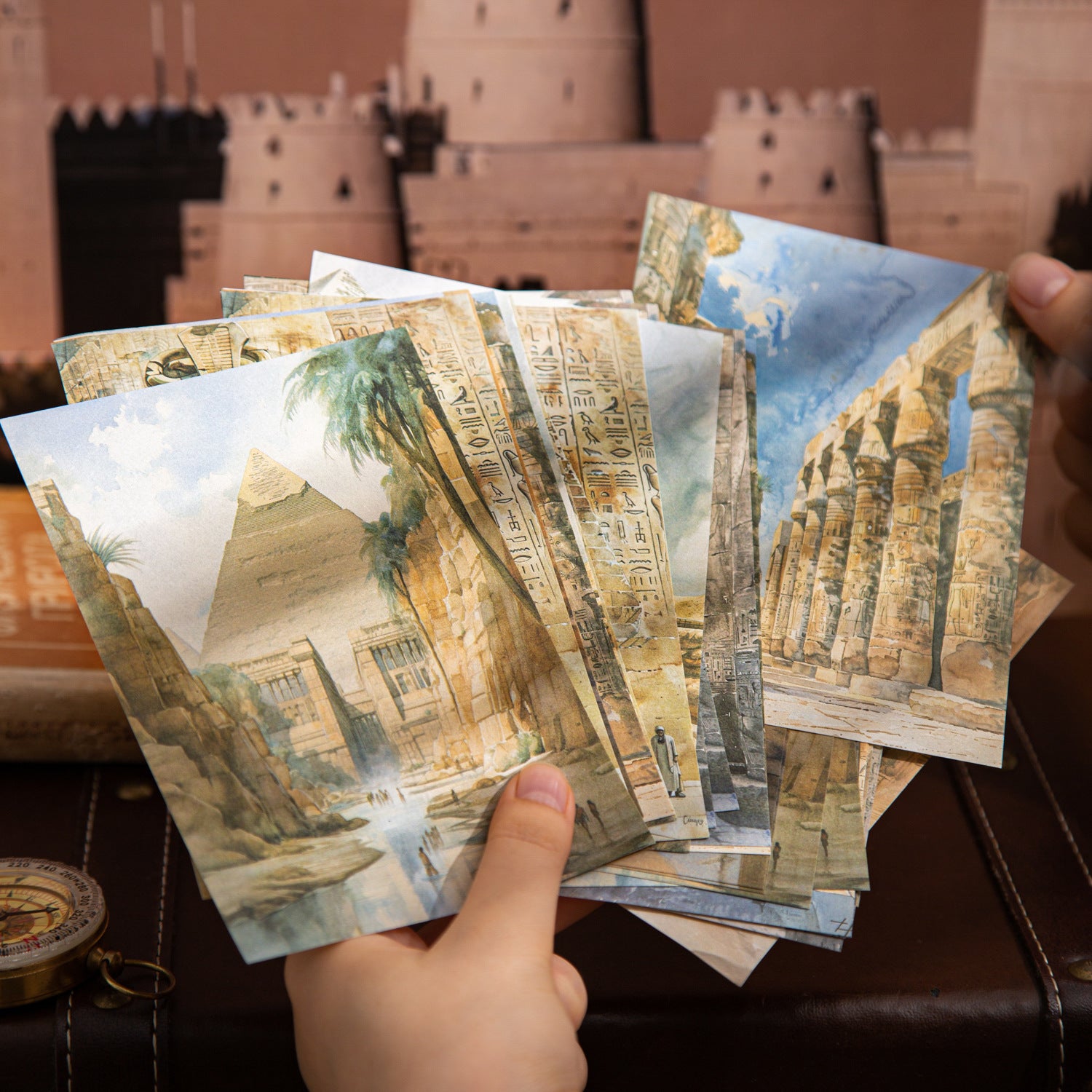 30 Sheets Travel Theme Scrapbook Paper MYZRJ