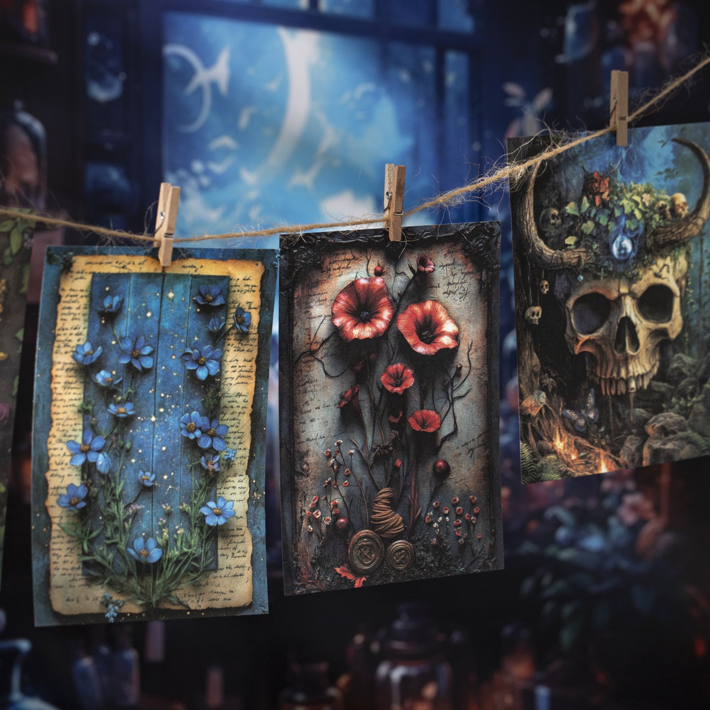 20 Sheets Magic Theme Journal Paper NWDMF