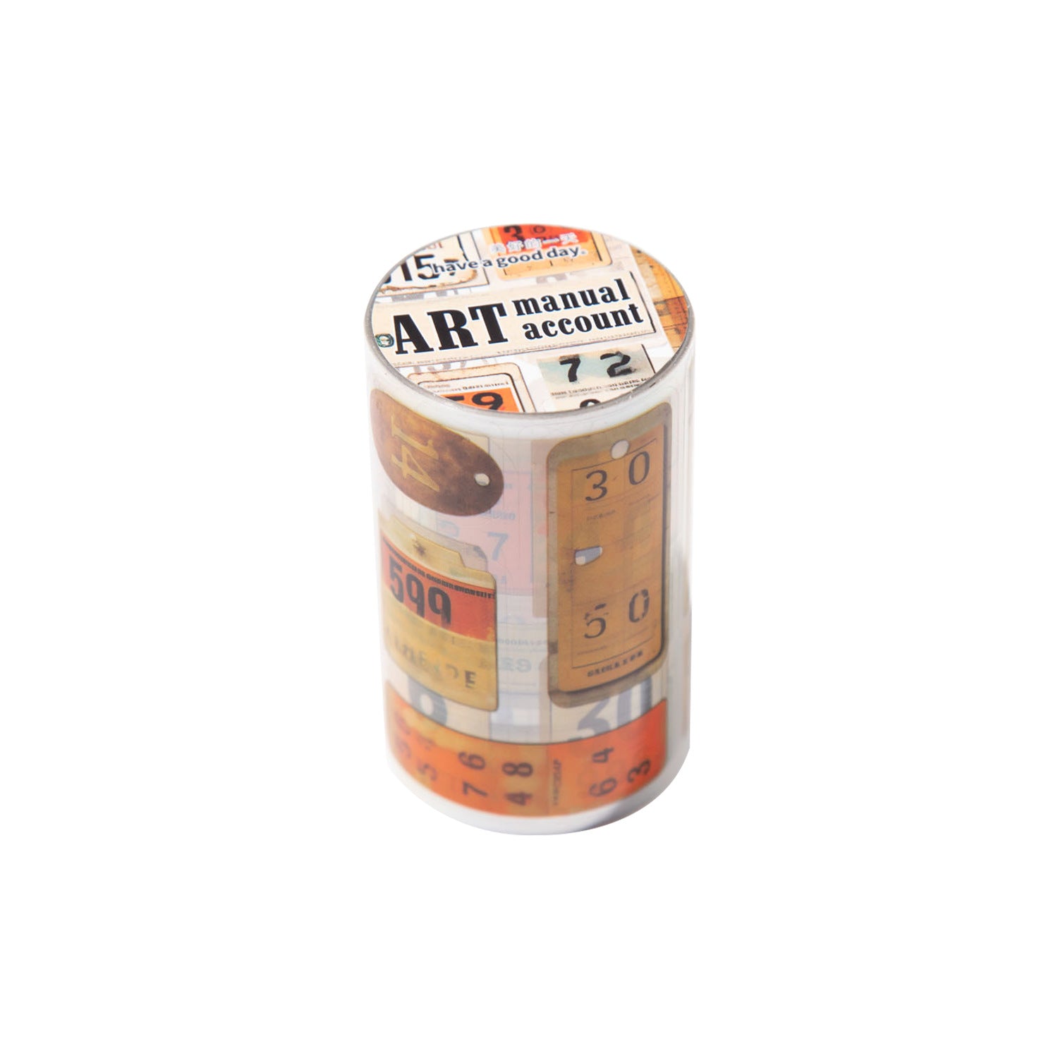 1 Roll Vintage Die Cut PET Tape YSSZ