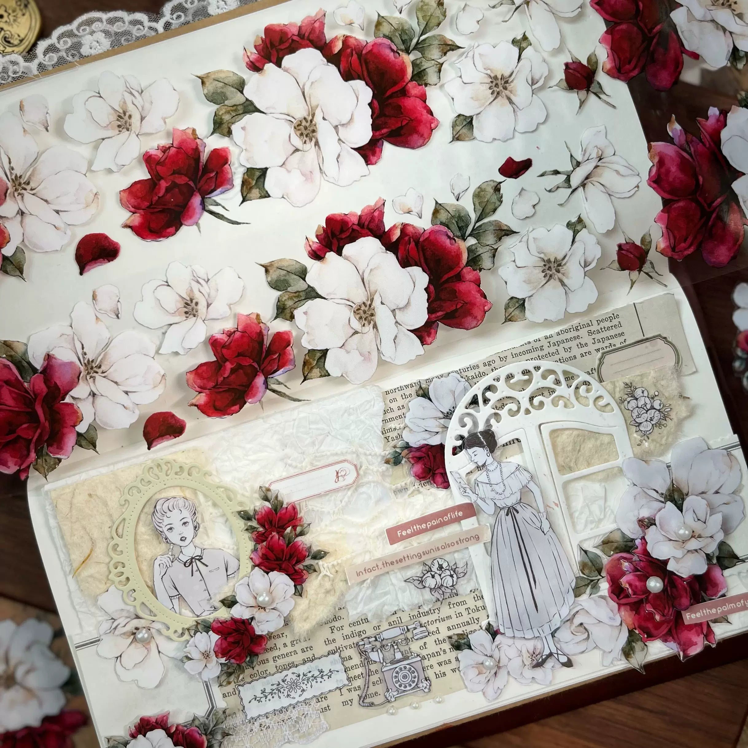 Floral Decorative Tape Rolls- Ignited Solstice
