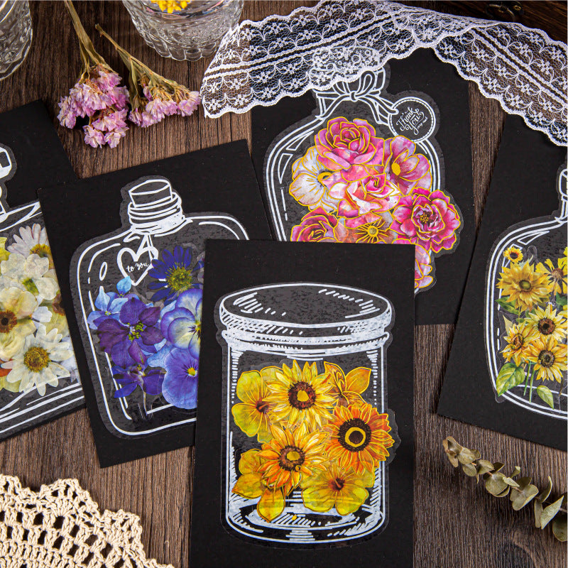 20 Pcs Bottle PET Stickers MXSCJ