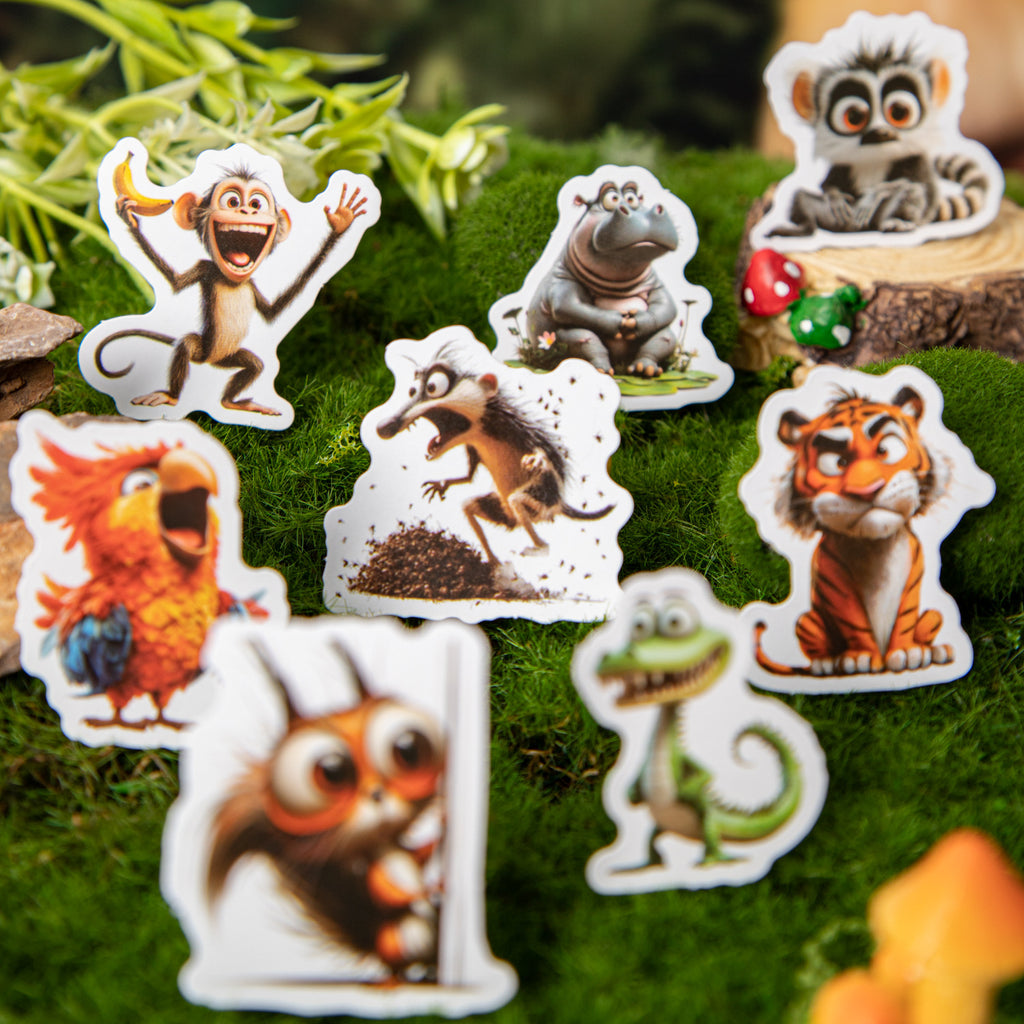 40 Pcs Funny Animal Stickers FKDWY