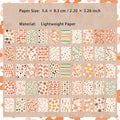 50 Pcs Basic Floral Journal Paper QXSX