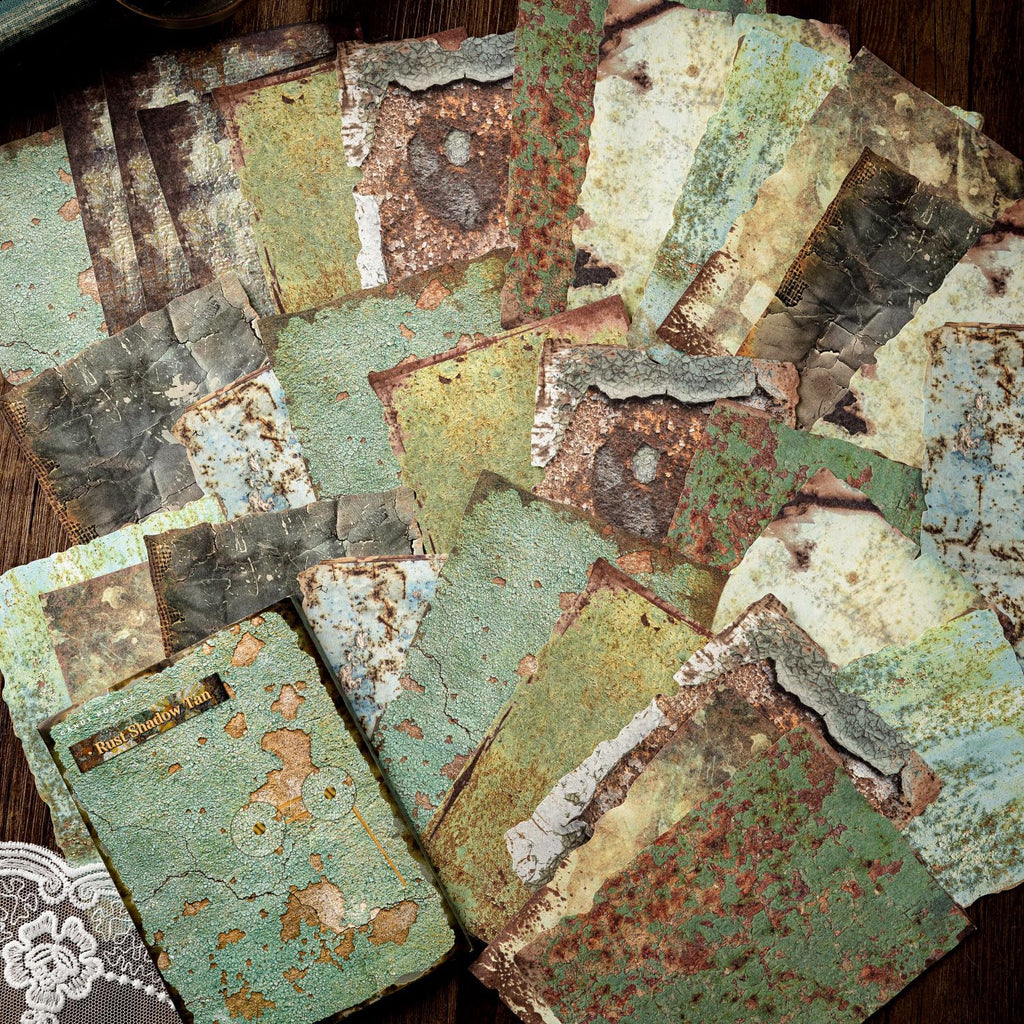 30 Pcs Creative Vintage Junk Journal Paper BBXY