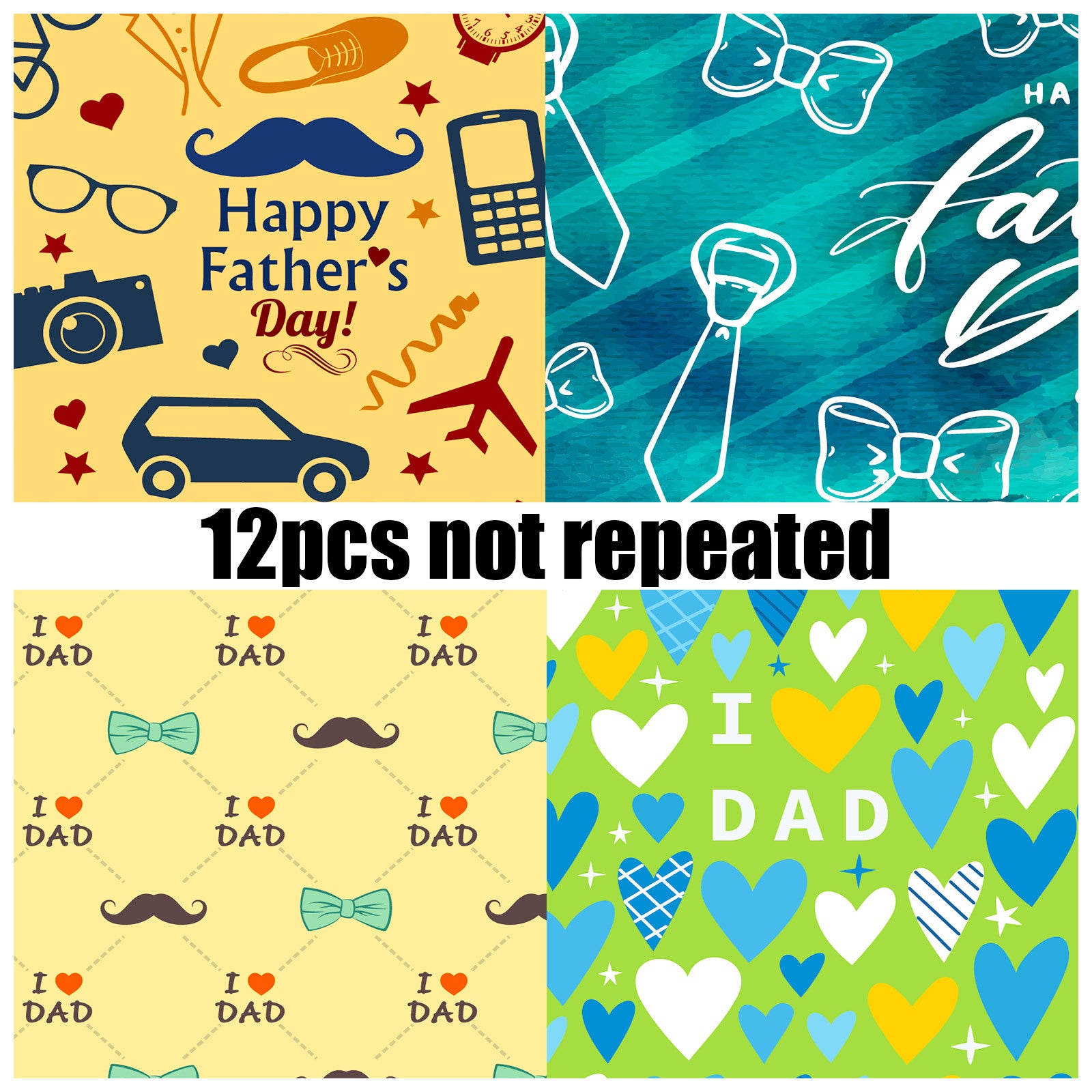 6 inch Father's Day Scrapbook Paper Pad PA797